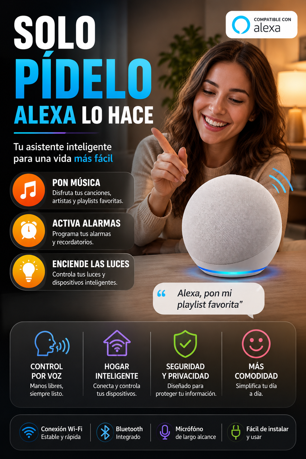 Parlante Inteligente Alaxe™